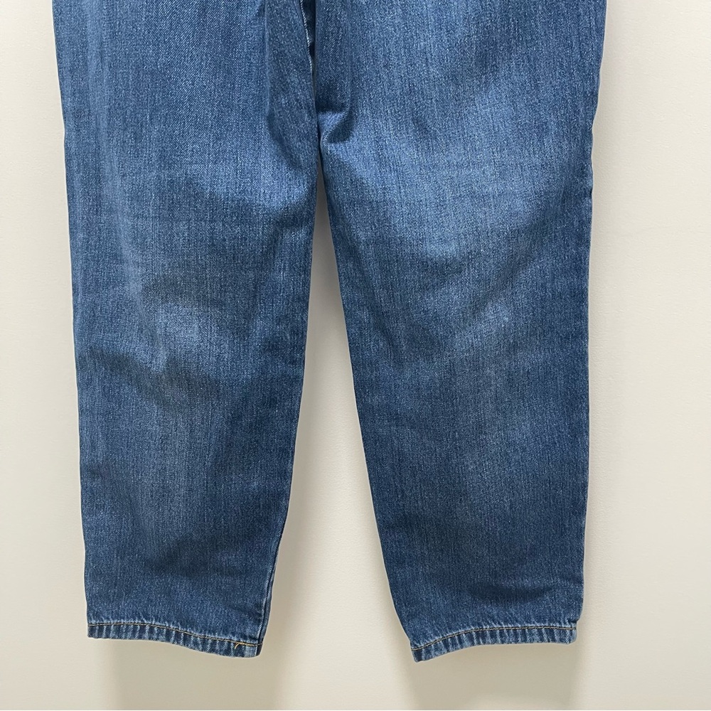 Pinko High Waisted Medium Blue Tapered Jean Size 26 - Picture 9 of 16